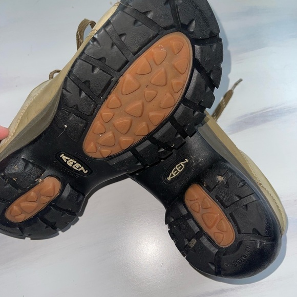 Keen Women Shoe Size 8 Brown Oxford Hiking Walking Sneakers - Picture 8 of 10